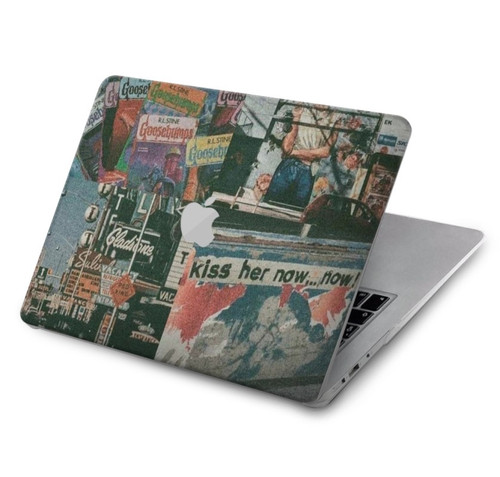 S3909 Vintage Poster Hülle Schutzhülle Taschen für MacBook Air 15″ (2023,2024) - A2941, A3114