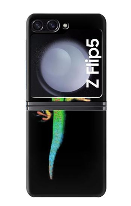 S0125 Green Madagascan Gecko Hülle Schutzhülle Taschen für Samsung Galaxy Z Flip 5