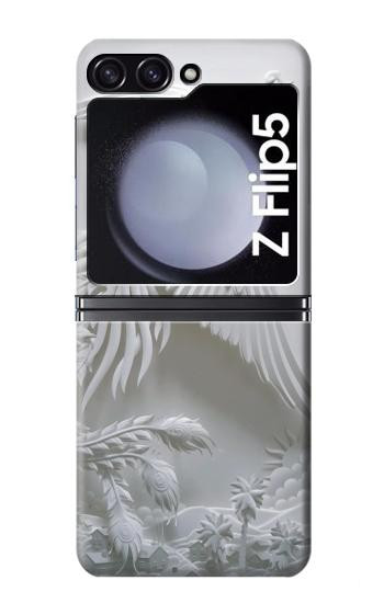 S0516 Phoenix Carving Hülle Schutzhülle Taschen für Samsung Galaxy Z Flip 5