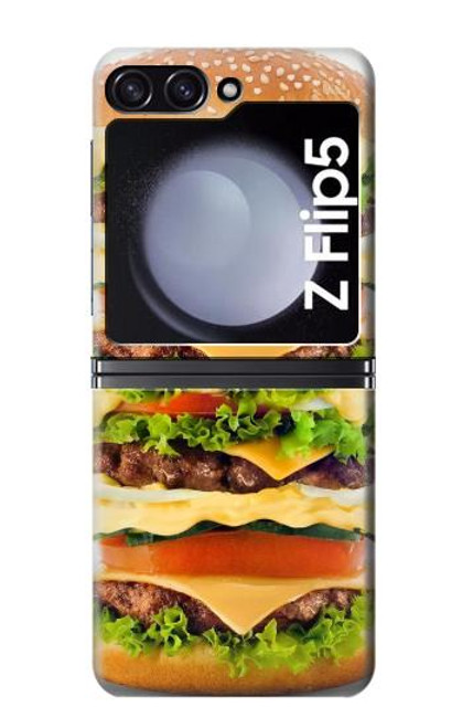 S0790 Hamburger Hülle Schutzhülle Taschen für Samsung Galaxy Z Flip 5