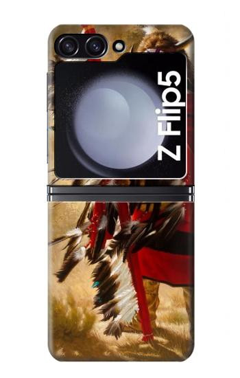 S0817 Red Indian Hülle Schutzhülle Taschen für Samsung Galaxy Z Flip 5
