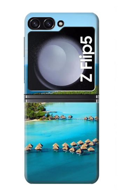 S0844 Bora Bora Island Hülle Schutzhülle Taschen für Samsung Galaxy Z Flip 5 S0844 Bora Bora Island Hülle Schutzhülle Taschen für Samsung Galaxy Z Flip 5