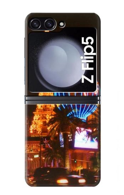 S0893 Las Vegas Hülle Schutzhülle Taschen für Samsung Galaxy Z Flip 5
