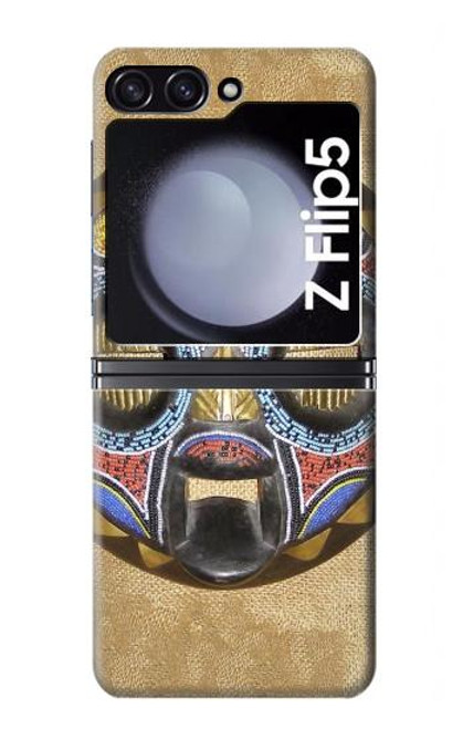 S0965 African Baluba Mask Hülle Schutzhülle Taschen für Samsung Galaxy Z Flip 5