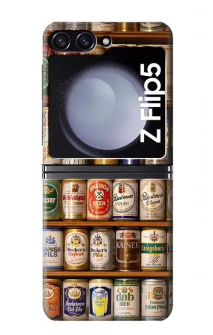 S0983 Beer Cans Collection Hülle Schutzhülle Taschen für Samsung Galaxy Z Flip 5