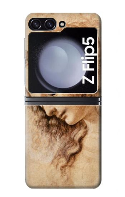 S1045 Leonardo da Vinci Woman's Head Hülle Schutzhülle Taschen für Samsung Galaxy Z Flip 5