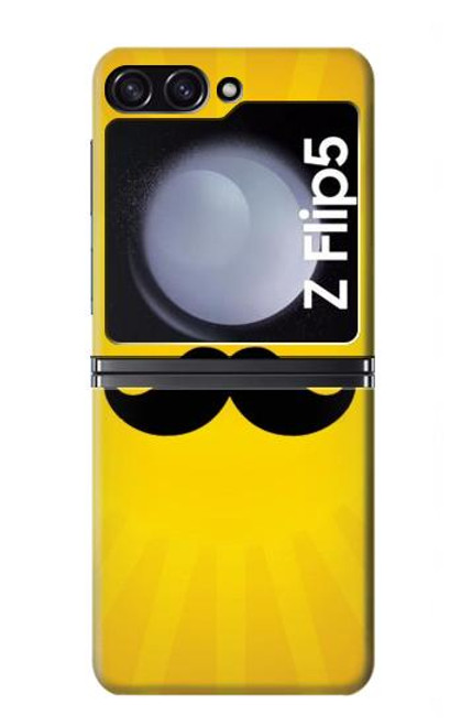 S1145 Yellow Mustache Sun Hülle Schutzhülle Taschen für Samsung Galaxy Z Flip 5