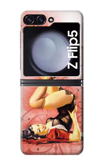 S1669 Pinup Girl Vintage Hülle Schutzhülle Taschen für Samsung Galaxy Z Flip 5