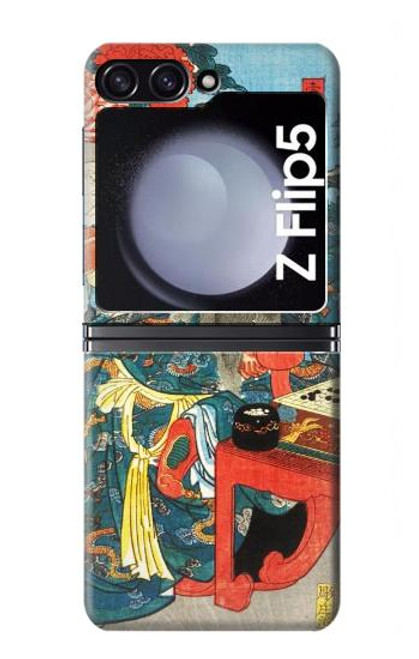 S1826 Utagawa Kuniyoshi Guan Yu Hülle Schutzhülle Taschen für Samsung Galaxy Z Flip 5
