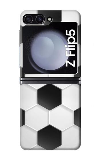 S2061 Football Soccer Pattern Hülle Schutzhülle Taschen für Samsung Galaxy Z Flip 5