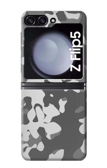 S2186 Gray Camo Camouflage Graphic Printed Hülle Schutzhülle Taschen für Samsung Galaxy Z Flip 5