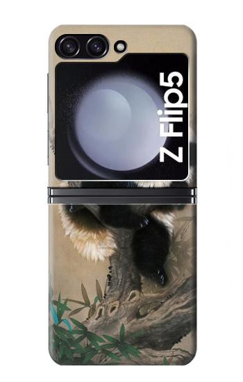 S2210 Panda Fluffy Art Painting Hülle Schutzhülle Taschen für Samsung Galaxy Z Flip 5