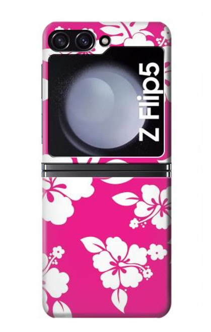 S2246 Hawaiian Hibiscus Pink Pattern Hülle Schutzhülle Taschen für Samsung Galaxy Z Flip 5