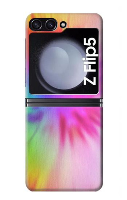 S2488 Tie Dye Color Hülle Schutzhülle Taschen für Samsung Galaxy Z Flip 5
