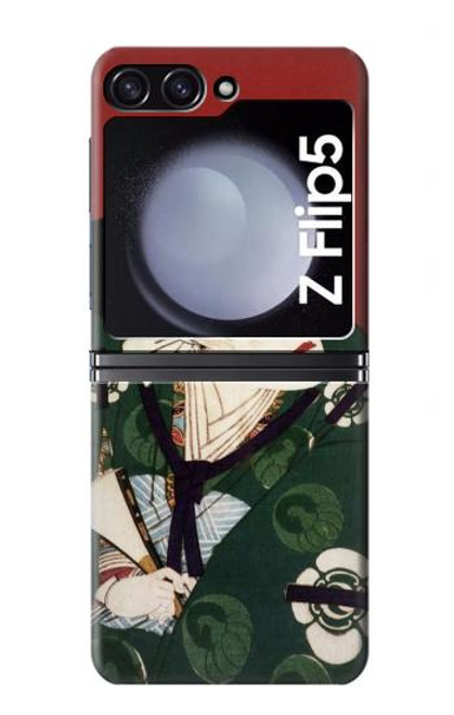 S2498 Japan Art Toyohara Kunichika Hülle Schutzhülle Taschen für Samsung Galaxy Z Flip 5