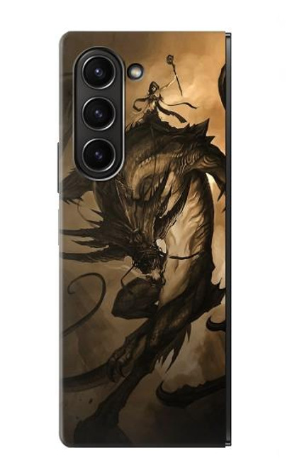 S0388 Dragon Rider Hülle Schutzhülle Taschen für Samsung Galaxy Z Fold 5