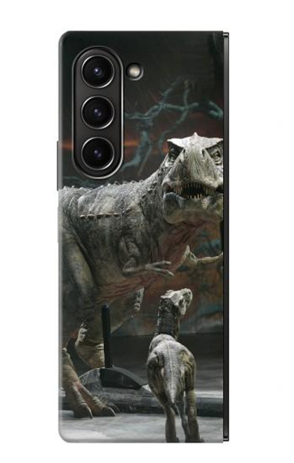 S1288 Dinosaur T Rex Museum Hülle Schutzhülle Taschen für Samsung Galaxy Z Fold 5