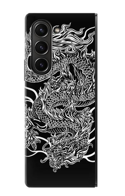 S1943 Dragon Tattoo Hülle Schutzhülle Taschen für Samsung Galaxy Z Fold 5