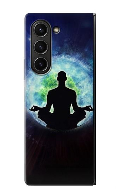 S2527 Yoga Nature Universe Hülle Schutzhülle Taschen für Samsung Galaxy Z Fold 5