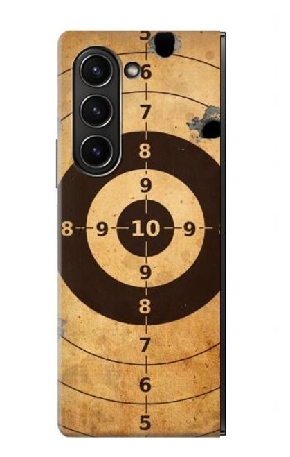 S3894 Paper Gun Shooting Target Hülle Schutzhülle Taschen für Samsung Galaxy Z Fold 5