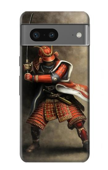 S0796 Japan Red Samurai Hülle Schutzhülle Taschen für Google Pixel 7a