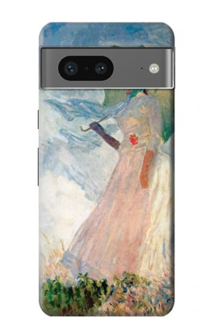 S0998 Claude Monet Woman with a Parasol Hülle Schutzhülle Taschen für Google Pixel 7a