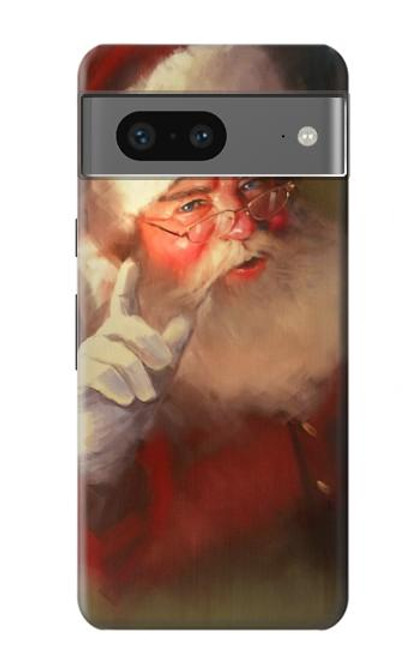 S1144 Xmas Santa Claus Hülle Schutzhülle Taschen für Google Pixel 7a