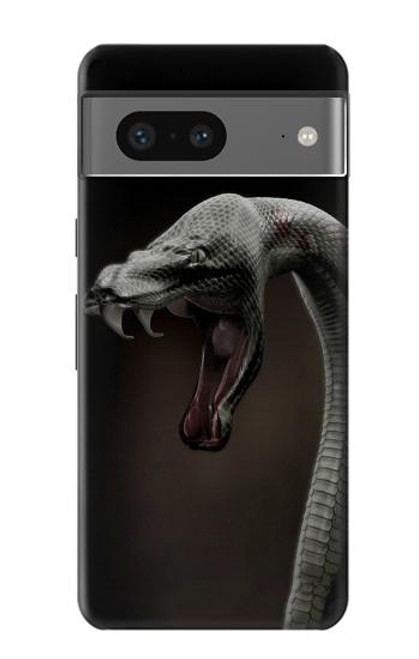 S1597 Black Mamba Snake Hülle Schutzhülle Taschen für Google Pixel 7a