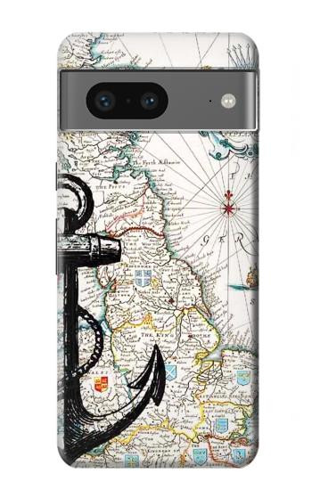 S1962 Nautical Chart Hülle Schutzhülle Taschen für Google Pixel 7a