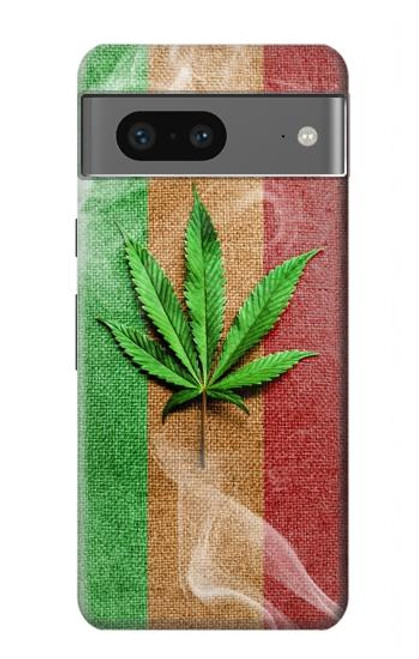 S2109 Smoke Reggae Rasta Flag Hülle Schutzhülle Taschen für Google Pixel 7a
