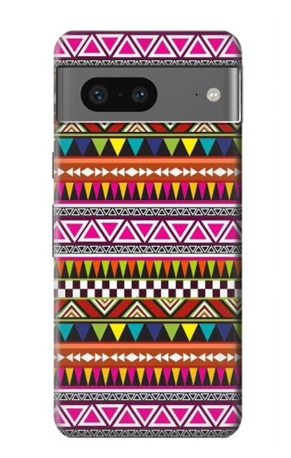 S2292 Aztec Tribal Pattern Hülle Schutzhülle Taschen für Google Pixel 7a