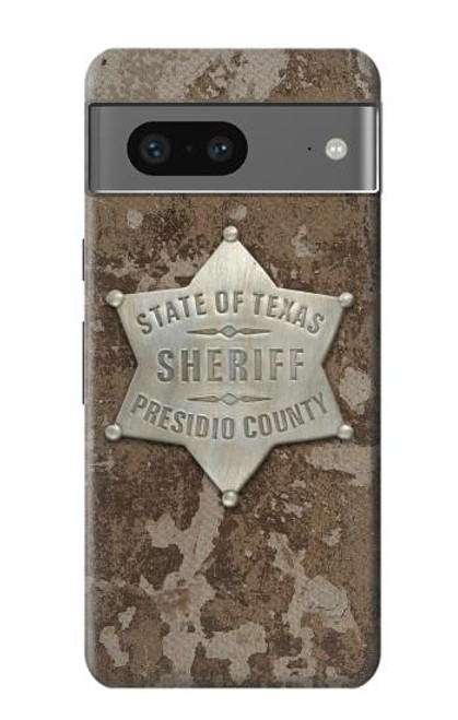 S2868 Texas Presidio County Sheriff Badge Hülle Schutzhülle Taschen für Google Pixel 7a