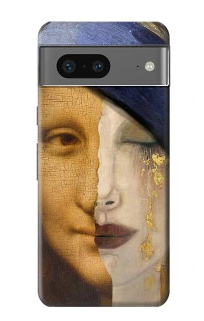 S3853 Mona Lisa Gustav Klimt Vermeer Hülle Schutzhülle Taschen für Google Pixel 7a