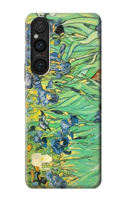 S0210 Van Gogh Irises Hülle Schutzhülle Taschen für Sony Xperia 1 V