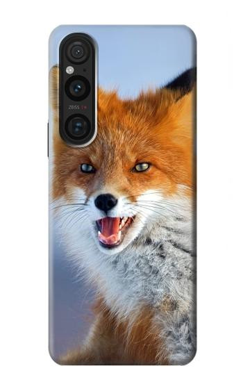 S0417 Fox Hülle Schutzhülle Taschen für Sony Xperia 1 V