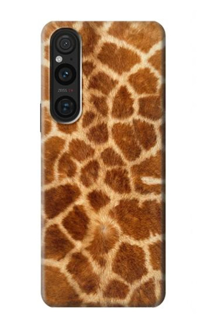 S0422 Giraffe Skin Hülle Schutzhülle Taschen für Sony Xperia 1 V