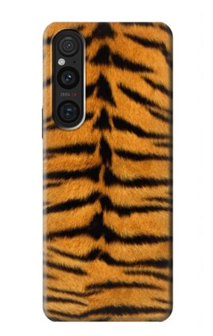 S0576 Tiger Skin Hülle Schutzhülle Taschen für Sony Xperia 1 V