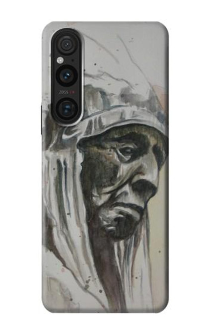 S0792 Indian Chief Hülle Schutzhülle Taschen für Sony Xperia 1 V