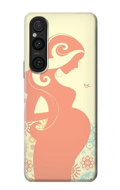 S0815 Pregnant Art Hülle Schutzhülle Taschen für Sony Xperia 1 V