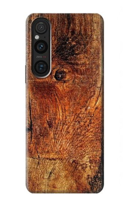 S1140 Wood Skin Graphic Hülle Schutzhülle Taschen für Sony Xperia 1 V