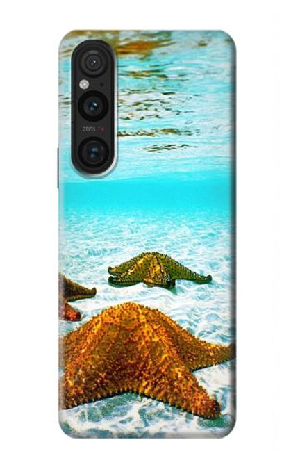 S1679 Starfish Sea Beach Hülle Schutzhülle Taschen für Sony Xperia 1 V