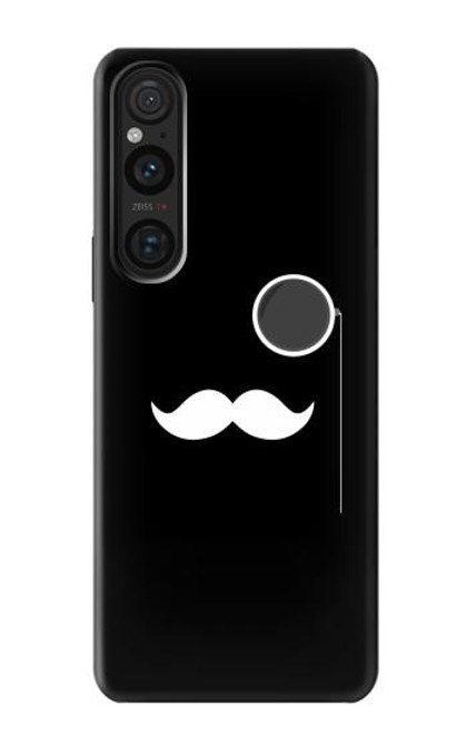 S1946 Sir Mustache Minimalism Hülle Schutzhülle Taschen für Sony Xperia 1 V