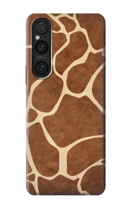 S2326 Giraffe Skin Hülle Schutzhülle Taschen für Sony Xperia 1 V