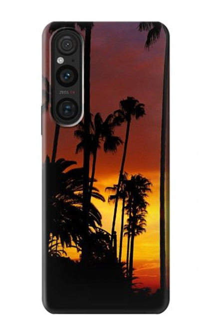 S2563 California Sunrise Hülle Schutzhülle Taschen für Sony Xperia 1 V