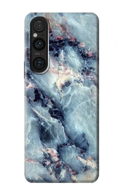 S2689 Blue Marble Texture Graphic Printed Hülle Schutzhülle Taschen für Sony Xperia 1 V