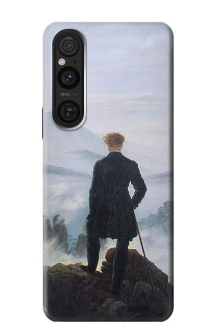 S3789 Wanderer above the Sea of Fog Hülle Schutzhülle Taschen für Sony Xperia 1 V