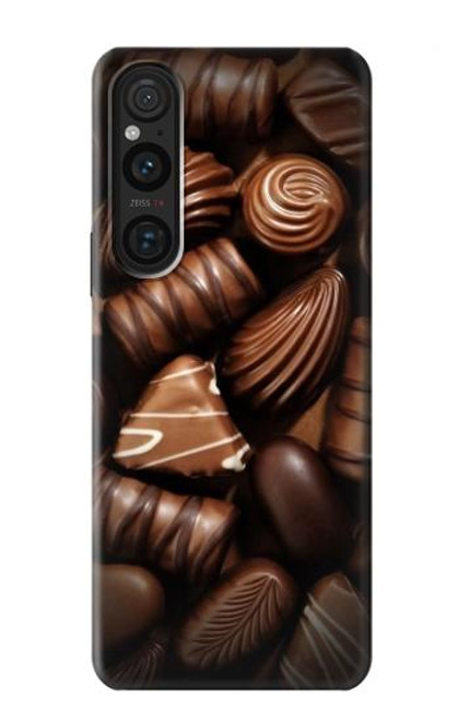 S3840 Dark Chocolate Milk Chocolate Lovers Hülle Schutzhülle Taschen für Sony Xperia 1 V