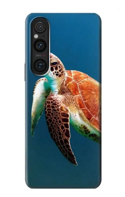 S3899 Sea Turtle Hülle Schutzhülle Taschen für Sony Xperia 1 V