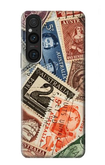 S3900 Stamps Hülle Schutzhülle Taschen für Sony Xperia 1 V