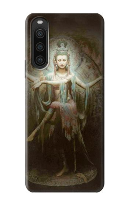 S0787 Guan Yin Hülle Schutzhülle Taschen für Sony Xperia 10 V